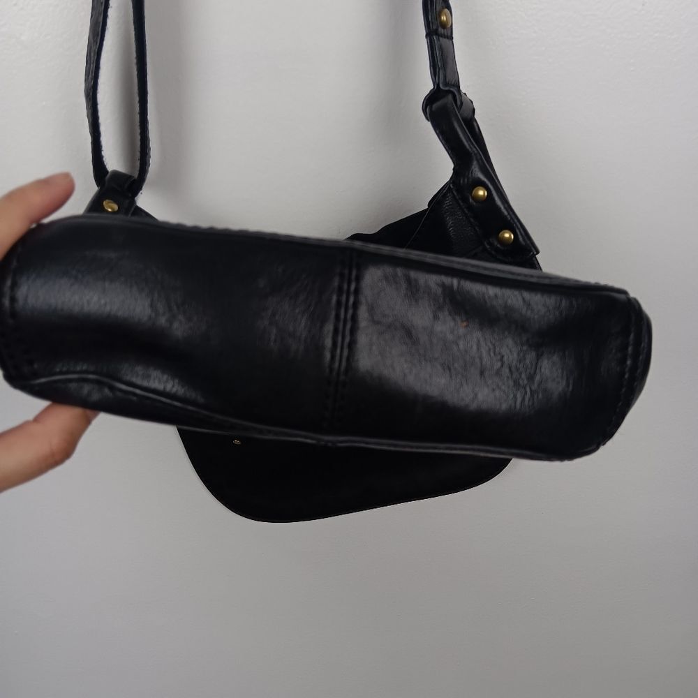 Fossil Cross Body Black Genuine Leather Bag - Picture 7 of 14
